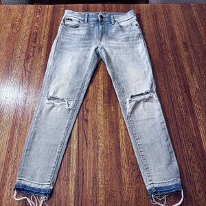 POLO RALPH LAUREN Women’s distressed skinny blue jeans, size 27R